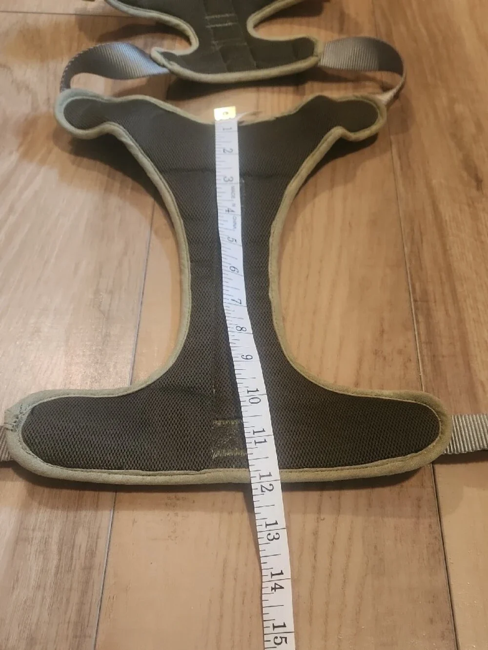 Adjustable Olive Green Dog Harness - Comfortable No-Pull Design
